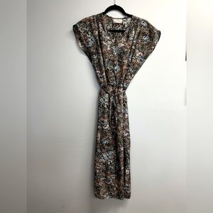 🍁🍁Vintage Anglo size m beautiful pattern, maxi dress